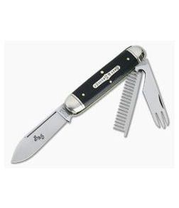 Tidioute Cutlery #35 Beer and Sausage Bar Tool Jack Knife Ebony Wood - GEC-352320-EW 1