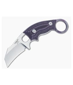 Hogue EX-F03 Hawkbill Purple G-Mascus Fixed Blade 35328 - HO-35328 1