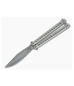 Craig Camerer Skeleton Balisong with Damascus Blade - CU-3549 1