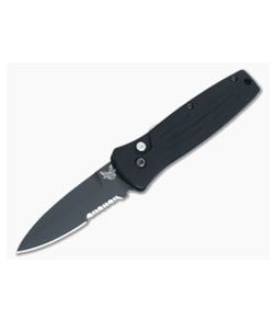 Benchmade Stimulus 3551SBK AUTO Black Aluminum Black 154cm Serrated - BM-3551SBK 1