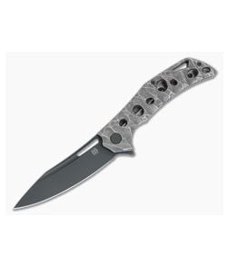 Olamic Cutlery Swish Flipper Funky Holes Sea Bed Titanium PVD Elmax - CU-3554 1