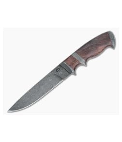 Olamic Cutlery Suna Karelian Birch Burl and Saturn's Rings Damascus - CU-3561 1