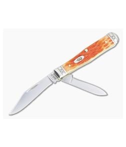 Case Swell Center Jack Small Slip Joint Tru-Sharp Crandall Jig Cayenne Bone Folder 35811 - CA-35811 1