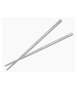 Steve Kelly TiSushi Sticks Machine Satin Titanium Chopsticks - CU-3592 1