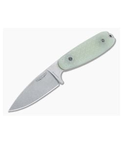Bradford Guardian3.5 Full Height Flat Grind Stonewashed Vanadis 4E Ghost G10 Fixed Blade - BK-35FH-007-V4E 1