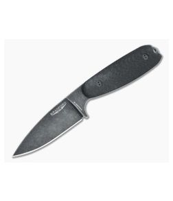 Bradford Guardian3.5 Full Height Flat Grind Nimbus Vanadis 4E 3D Microtextured Carbon Fiber Fixed Blade - BK-35FH-114MN-V4E 1
