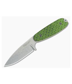 Bradford Guardian3.5 Toxic/Black G10 Sabre Ground Stonewash M390 - BK-35S-010 1