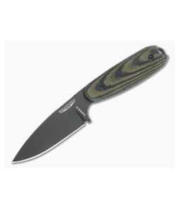 Bradford Guardian3.5 Sabre Grind Black DLC Vanadis 4E 3D Camo Micarta Fixed Blade - BK-35S-109B-V4E 1
