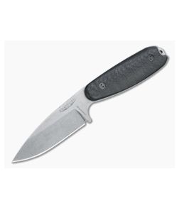 Bradford Guardian3.5 Sabre Grind Stonewashed Vanadis 4E 3D Carbon Fiber Fixed Blade - BK-35S-114-V4E 1