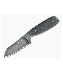 Bradford Guardian3.5 Sheepsfoot Nimbus M390 3D Black Micarta Fixed Blade - BK-35SF-101N-M390 1