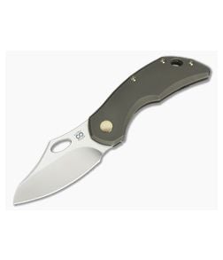 Olamic Cutlery Busker Semper Matte Bronze Anodized Satin M390 Top Flipper - CU-3601 1