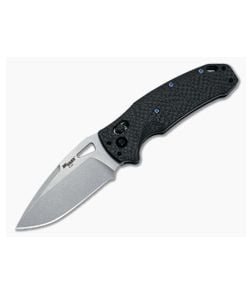 Hogue SIG K320 Collector Series Stonewashed 20CV Drop Point Carbon Fiber ABLE Lock Folder 36391-LIM - HO-36391-LIM 1