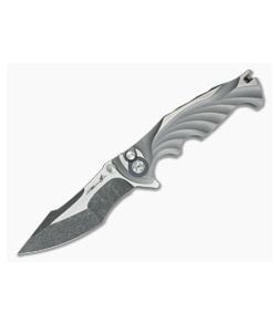 Brian Tighe Custom Tighe Breaker Large Two-Tone RWL34 Recurve Integral Titanium Flipper 3669 - CU-3669 1