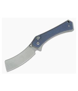 Serge Panchenko G&G Hawk Orbit CTS-204P Blue Titanium Top Flipper 3670 - CU-3670 1