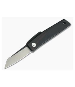 Hiroaki Ohta Knives OFF FK5P Ebony Wood Friction Folder - CU-3685 1
