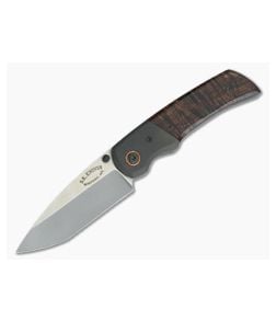 Steve Kelly Knives Custom Gulo CPM-154 Bolstered Stabilized Koa - CU-3697 1