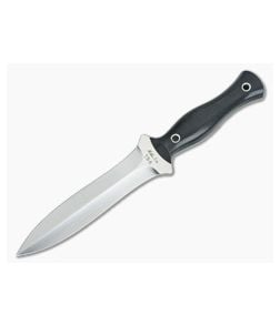 Mike Irie TS-6 Dagger Black Canvas Micarta CPM-154 Fixed Blade - CU-3724 1