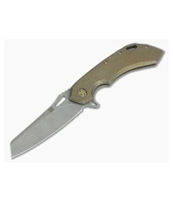Olamic Cutlery Wayfarer 247S Kinetic Earth Sheepscliffe Stonewash M390 Flipper - CU-3739 1