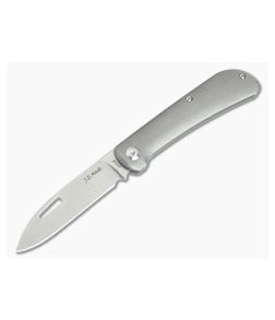 JE Made Zulu Tribal Spear Point Slip Joint Blast Titanium S35VN - CU-3744 1