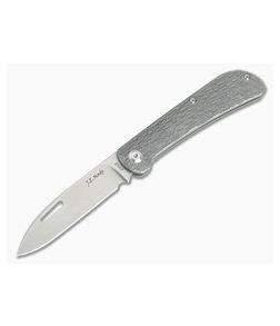 JE Made Zulu Tribal Spear Point Slip Joint Jigged Titanium S35VN - CU-3745 1
