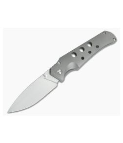 Jason Guthrie Custom Scout Full Titanium Frame Lock Satin M390 Drop Point - CU-3752 1