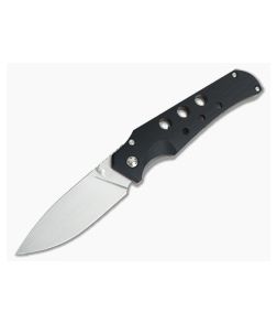 Jason Guthrie Custom Scout Black G10 Titanium Frame Lock Satin M390 Drop Point - CU-3753 1