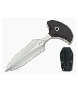 Mike Irie Version 2 Push Dagger CPM-154 Maroon Linen Micarta - CU-3763 1
