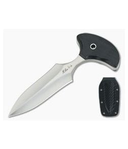 Mike Irie Version 2 Push Dagger CPM-154 Black Canvas Micarta - CU-3766 1