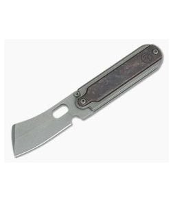 Serge Panchenko Titanium Bean Cleaver Top Flipper Patinated Copper 3784 - CU-3784 1