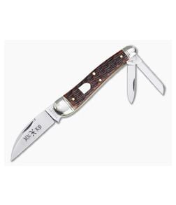 Northfield UN-X-LD #38 English Whittler Burnt Orange Jig Bone 3-Blade Slip Joint 380321 - GEC-380321-BOJB 1