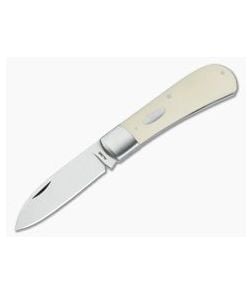 Pepe Jalomo Custom Zulu White Paper Micarta CPM154 Spear Point Slip Joint - CU-3884 1