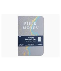 Field Notes Coastal: East 48-Page Limited Notebook 3 Pack - FN-C-38A 1