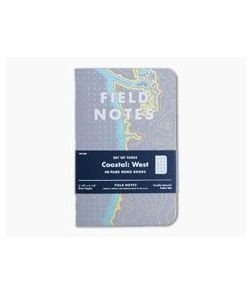 Field Notes Coastal: West 48-Page Limited Notebook 3 Pack - FN-C-38B 1