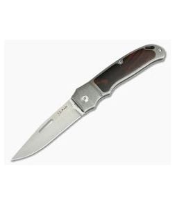 JE Made Loveless New York Special Slip Joint Ironwood Inlays Bolstered S35VN - CU-3903 1