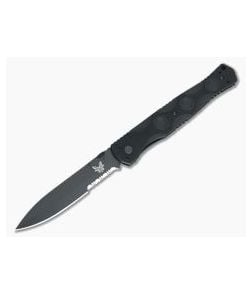 Benchmade SOCP 4.5 Folding Dagger Black D2 Serrated Edge Combat Knife 390SBK - BM-390SBK 1