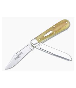 Northfield #39 Horse Rancher Smooth Antique Yellow Camel Bone - GEC-391224-SAYCB 1