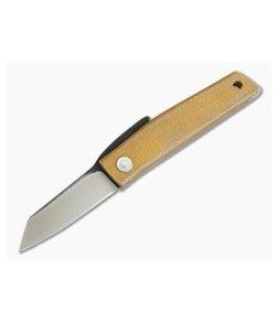 Hiroaki Ohta Knives OFF FK5M Natural Micarta Friction Folder 3912 - CU-3912 1
