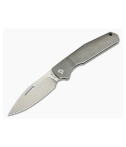 JE Made Combustion Slip Joint Smooth Titanium w/ Clip CPM-3V - CU-3917 1
