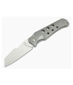 Jason Guthrie Custom Scout Full Contoured Titanium Frame Lock M390 Wharncliffe - CU-3924 1