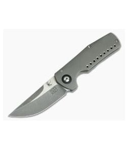 Jared Price Custom Egret Two-Tone CPM154 Titanium Frame Lock Folder 3928 - CU-3928 1