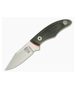 Tom Krein Custom Cayenne Green Canvas Micarta Red Liners CTS-XHP EDC Fixed Blade - CU-3932 1