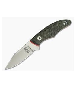 Tom Krein Custom Cayenne Green Canvas Micarta Red Liners CTS-XHP EDC Fixed Blade 3933 - CU-3933 1