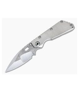 Mick Strider Custom SMF Spear Point Organic Textured Orange Peel Titanium Frame Lock 3952 - CU-3952 1