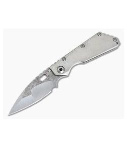 Mick Strider Custom SMF Spear Point Organic Textured Orange Peel Titanium Frame Lock 3953 - CU-3953 1
