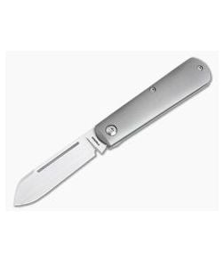 Enrique Peña Custom Barlow Spear Point Blasted Titanium - CU-3954 1