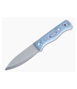 Condor Aqualore Fixed Blade Blue Micarta Handle 14C28N Scandi Blade CTK3958-4.3SK - CTK-3958-4.3SK 1