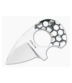 Alan Folts Custom Baby Bear Polished CPM-154 Voodoo Resin Acrylic Fixed Blade - CU-3971 1