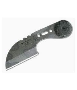 TOPS Knives 3 Bros Camo Sheep's Foot Micarta Neck Knife 3BR-03 - TP-3BR-03-CAMO 1