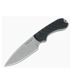 Bradford Guardian3 False Edge GPK Exclusive Stonewashed Rex 45 Black G10 Fixed Blade - BK-3FE-001-REX45 1