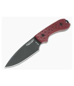 Bradford Guardian3 False Edge GPK Exclusive Black DLC Rex 45 Red G10 Fixed Blade - BK-3FE-012B-REX45 1